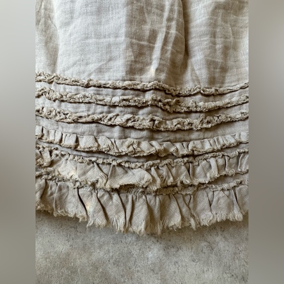 Tommy Bahama Linen Riffled Skirt Size 12 - Picture 4 of 5